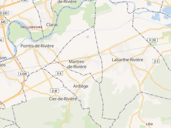 Plan de Martres-de-Rivière