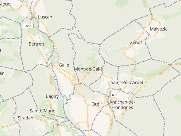 Plan de Mont-de-Galié