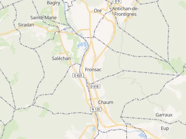 Plan de Fronsac