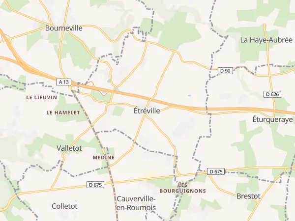 Plan de Étréville