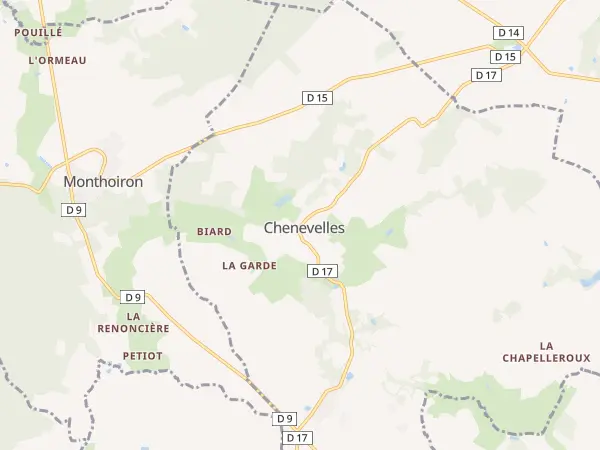 Plan de Chenevelles