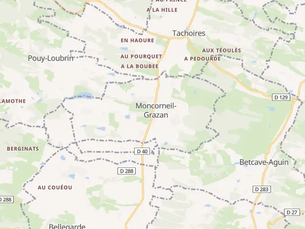Plan de Moncorneil-Grazan