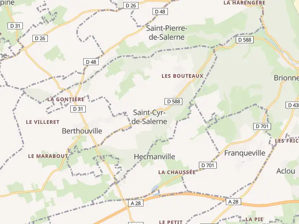 Plan de Saint-Cyr-de-Salerne