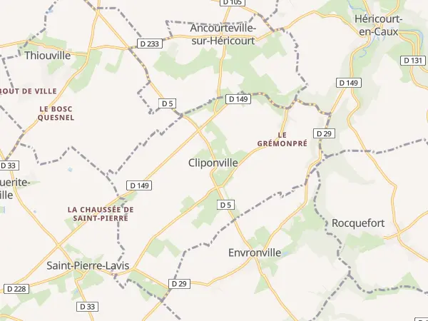 Plan de Cliponville