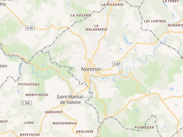 Plan de Nontron