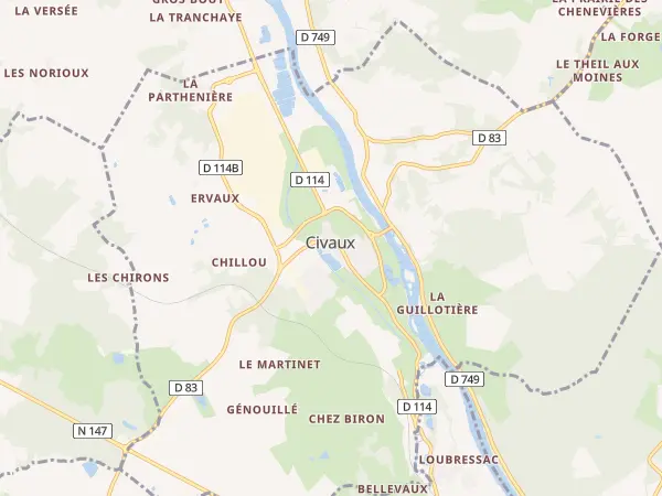Plan de Civaux