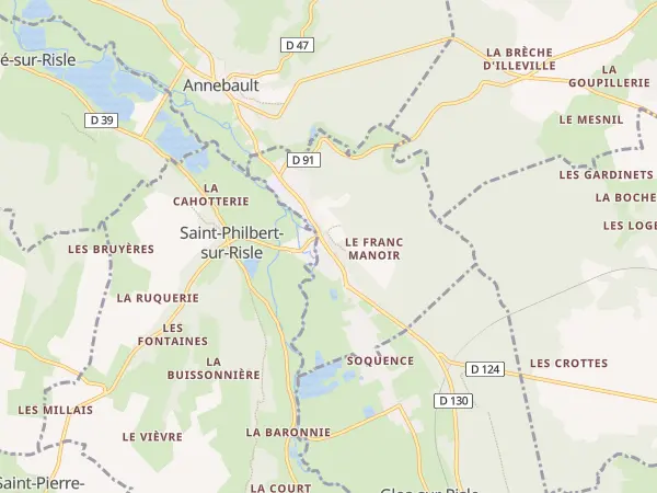 Plan de Montfort-sur-Risle