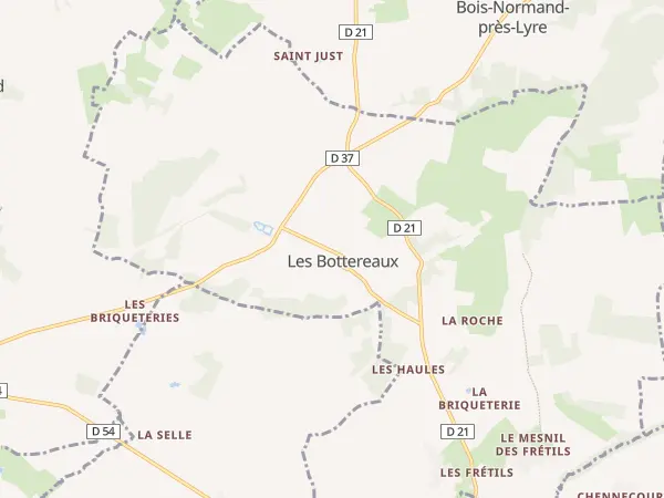 Plan des Bottereaux
