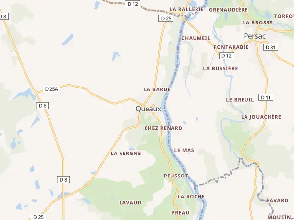 Plan de Queaux