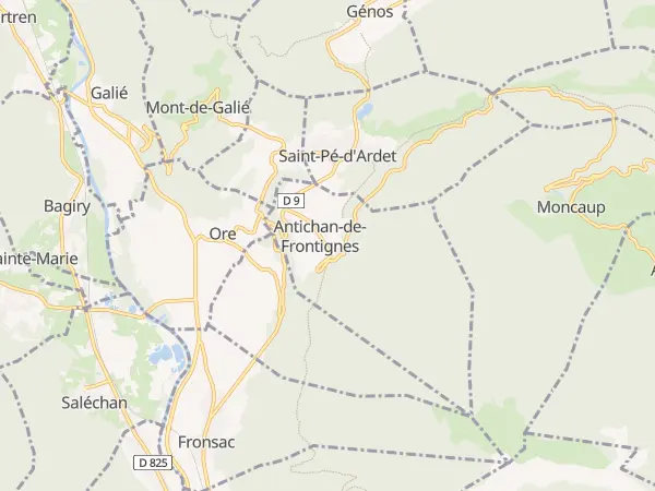 Plan de Antichan-de-Frontignes