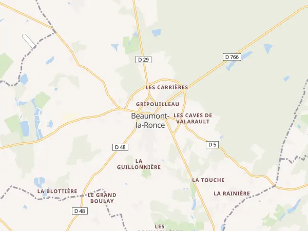 Plan de Beaumont-Louestault
