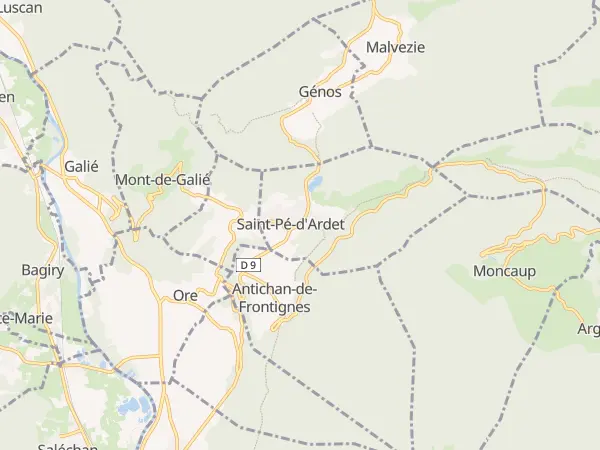 Plan de Saint-Pé-d’Ardet