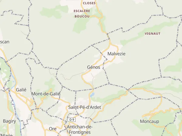 Plan de Génos