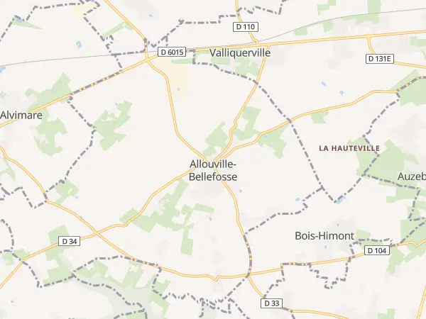 Plan de Allouville-Bellefosse