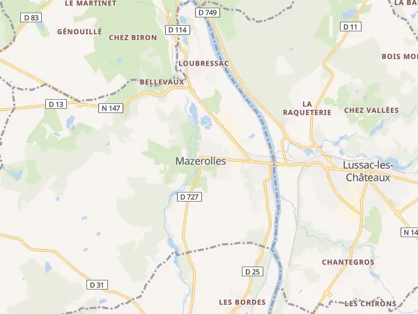 Plan de Mazerolles