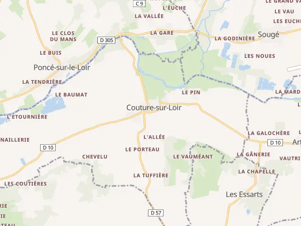 Plan de Vallée-de-Ronsard