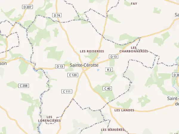 Plan de Sainte-Cérotte