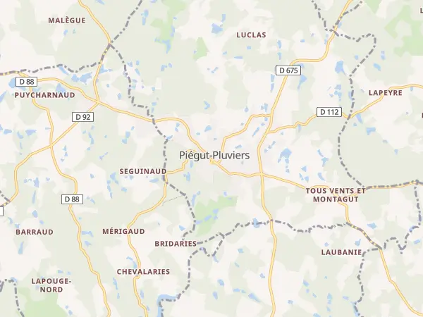 Plan de Piégut-Pluviers