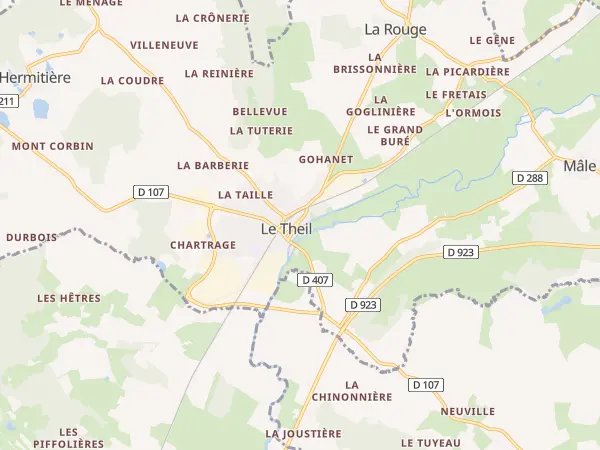 Plan de Val-au-Perche