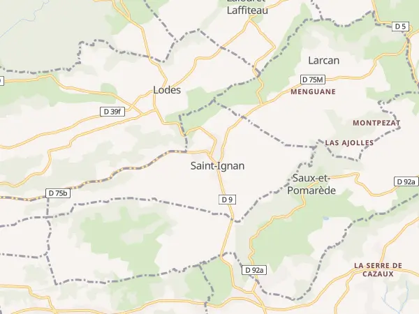 Plan de Saint-Ignan