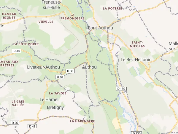 Plan de Authou