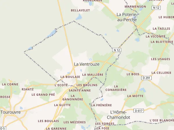 Plan de La Ventrouze