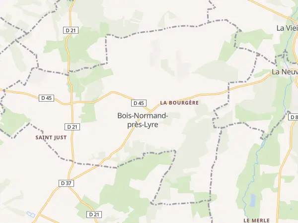 Plan de Bois-Normand-près-Lyre