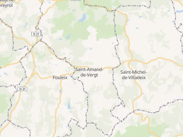 Plan de Saint-Amand-de-Vergt