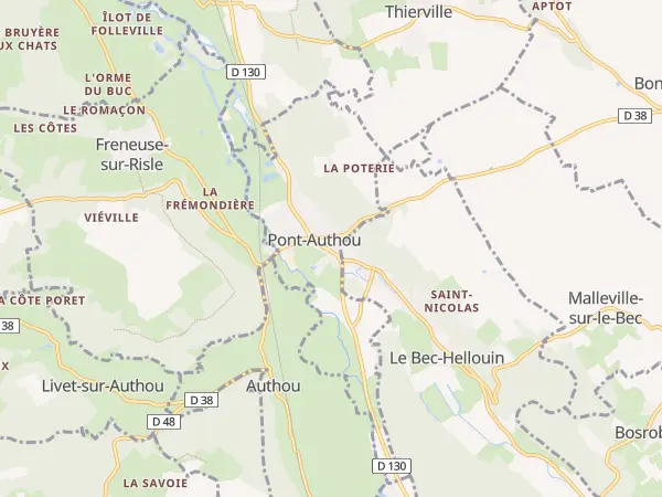 Plan de Pont-Authou
