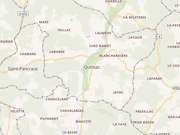 Plan de Quinsac