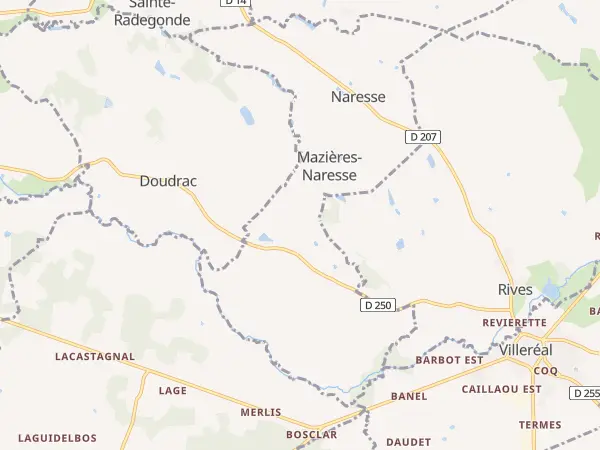 Plan de Mazières-Naresse