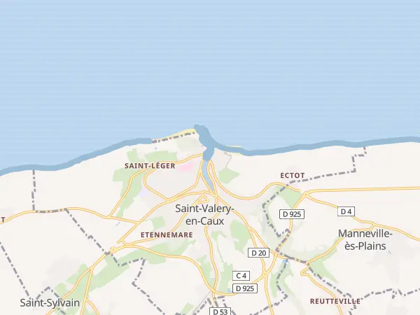 Plan de Saint-Valery-en-Caux