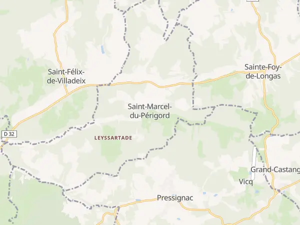 Plan de Saint-Marcel-du-Périgord