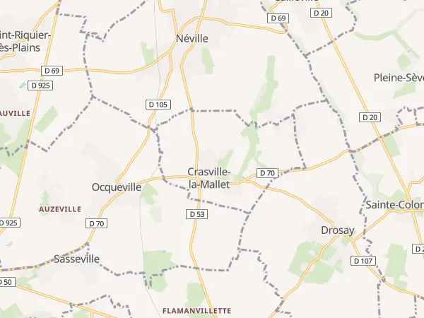 Plan de Crasville-la-Mallet