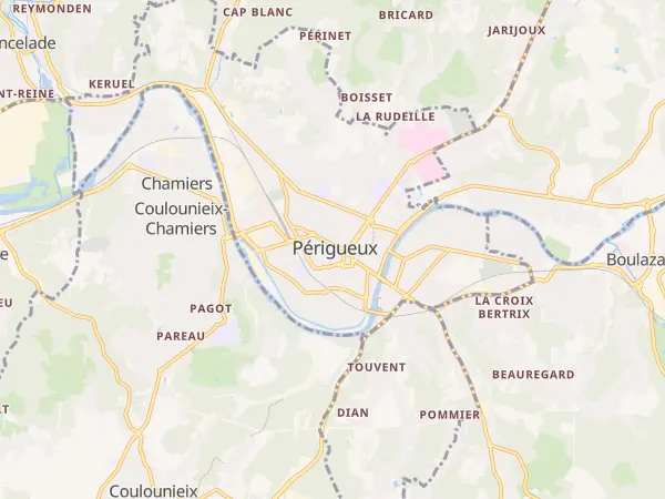 Plan de Périgueux