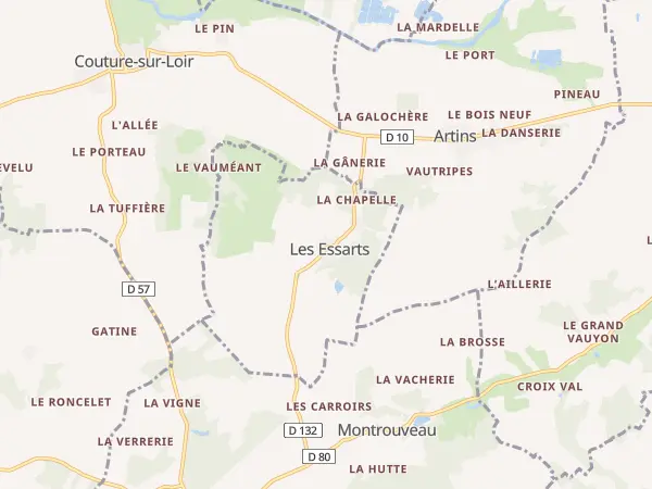 Plan des Essarts