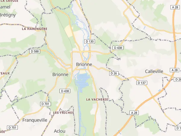 Plan de Brionne