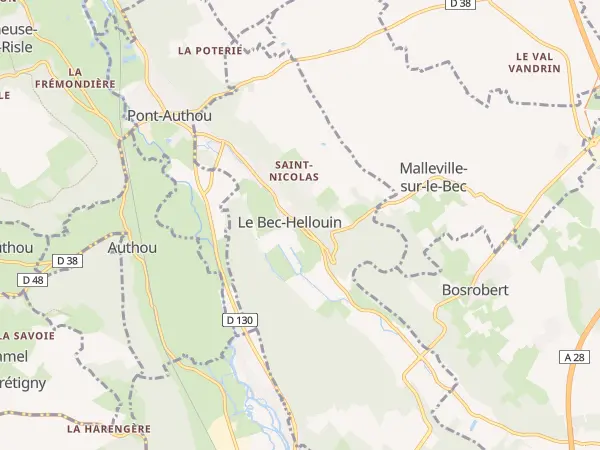 Plan du Bec-Hellouin