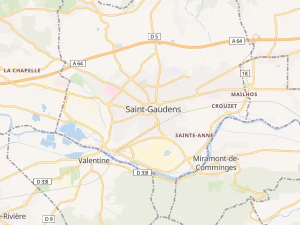 Plan de Saint-Gaudens