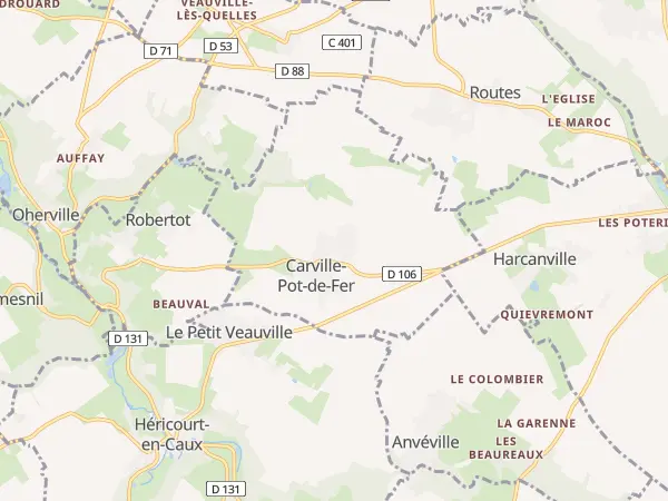 Plan de Carville-Pot-de-Fer