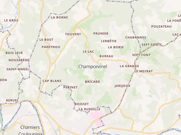 Plan de Champcevinel