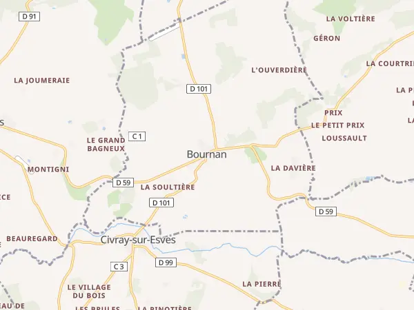 Plan de Bournan