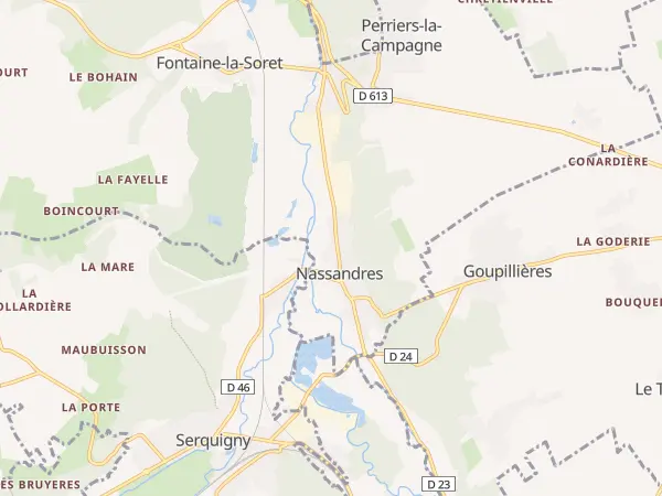 Plan de Nassandres sur Risle