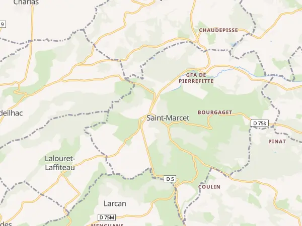 Plan de Saint-Marcet
