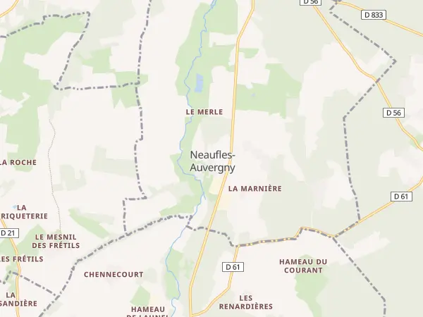 Plan de Neaufles-Auvergny