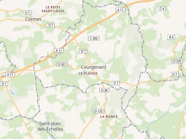 Plan de Courgenard