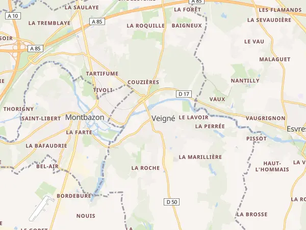 Plan de Veigné