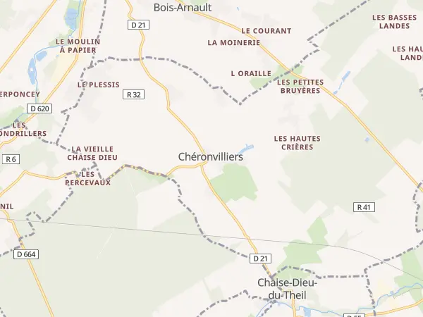 Plan de Chéronvilliers