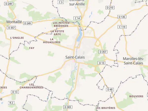 Plan de Saint-Calais