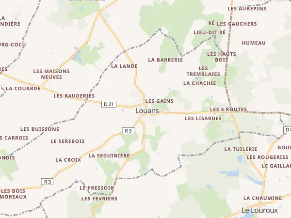Plan de Louans